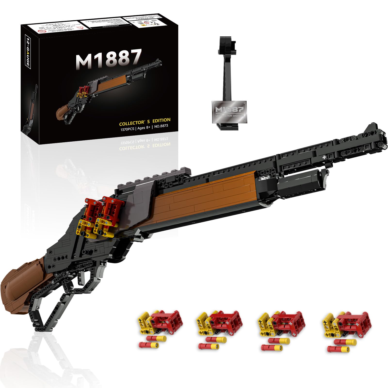 Amazon.com: Sosuy Building Block Gun Sets, 1:1 M1887 Army Model